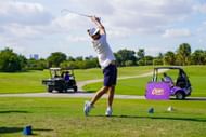 Phelps at the We The Best Foundation x Jordan Golf Classic Celebrity Golf Tournament - (Source: Getty)